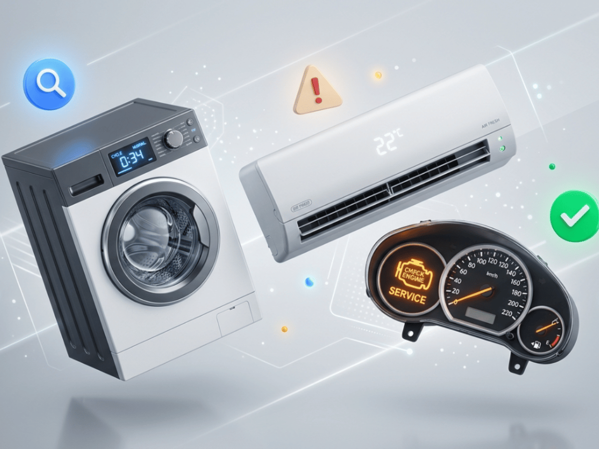 Ilustrasi Kode Error Elektronik